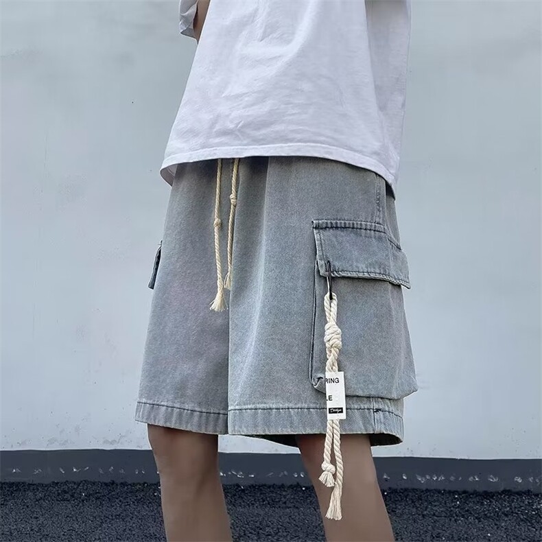 青春流行ins男原宿美式vibe裤子直筒水洗拉链牛仔裤潮A105P40,男装牛仔裤,星座1116-2