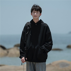 814-1-WY4100-P7898设计感连帽卫衣（65%棉35%聚酯纤维），男装卫衣，星座814-1