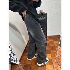 k1085-p55-控78S-3XL现货宽松cleanfit牛仔裤，男装牛仔裤，星座116
