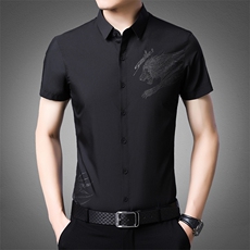 AD2862钱塘2020-3夏季男士短袖衬衫P60，男装衬衫，钱塘207-3