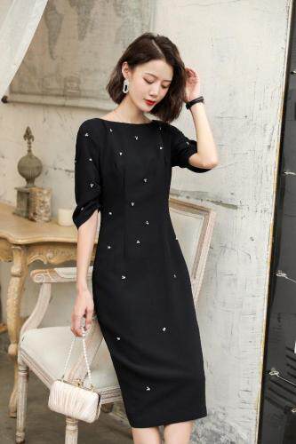 高级一款可穿三季的连衣裙纯手工打造，女装连衣裙，迪蔓君翔