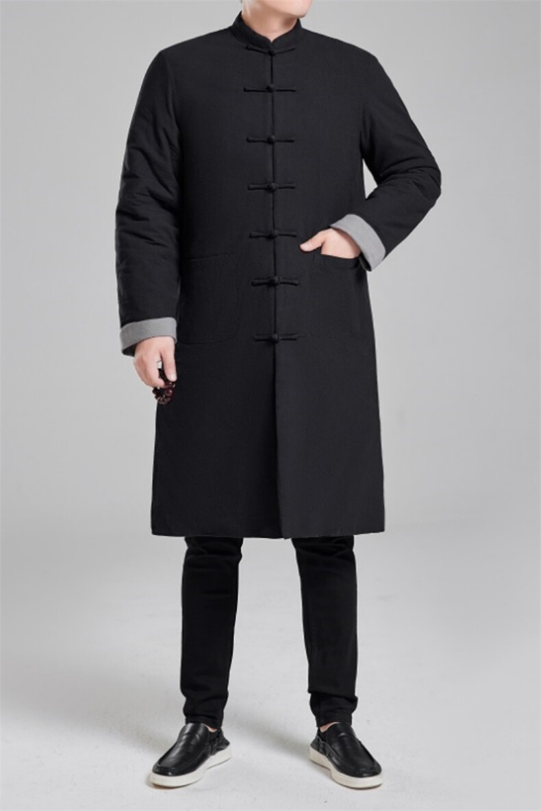 2025冬季唐装风棉衣加厚中长款男中式保暖立领棉服8690-P180,男装棉衣,星座1105-3