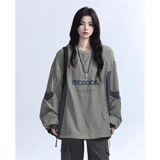 5337-P60春秋季韩版新款圆领宽松卫衣上衣，女装卫衣/绒衫，星座617A-2