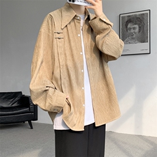 【现货】CS7136-P55控78大码新中式风重磅高品质衬衫，男装衬衫，电商D232