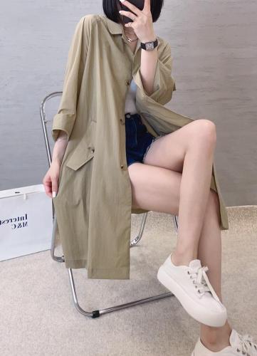 秋季新款韩版潮风衣,女装风衣,奢纹