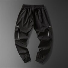 休闲裤男秋冬薄款运动裤青少年大码男长裤哈伦潮裤K934-P50，男装休闲裤，电商A157-1
