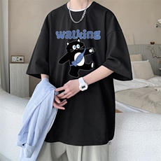 230g重磅纯棉短袖t恤男大码半袖半截袖DX17387-P20，男装T恤，电商A040