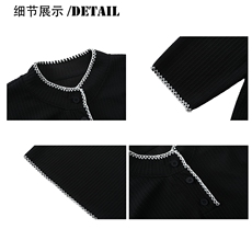 现货2026新款打底衫老钱风肌理感刺绣工艺T恤A170-T138-TP32，男装T恤，电商A170