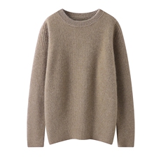 2025年秋季时尚百搭圆领休闲羊绒衫，女装羊绒衫，举月羊绒