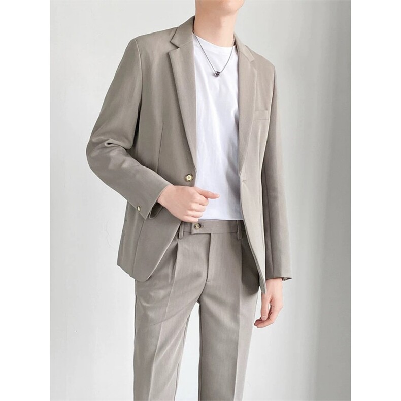 网图现货原版面料轻熟风套装男西装外套TZ10P185单卖西装125裤60，男装西服套装，电商B276A