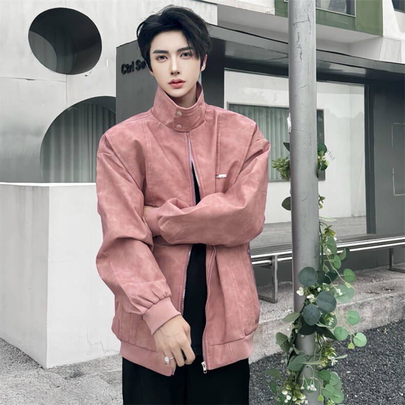 (图）春秋款cleanfit夹克机车服美式外套男2815-P75,男装夹克,星座910-5