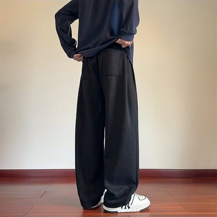 2025新款直筒香蕉裤宽松纯棉裤子,男装棉裤,星座506A