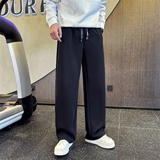 秋季新款潮流直筒宽松辑明线男士休闲卫裤A368-K11150-P78，男装休闲裤，电商A368