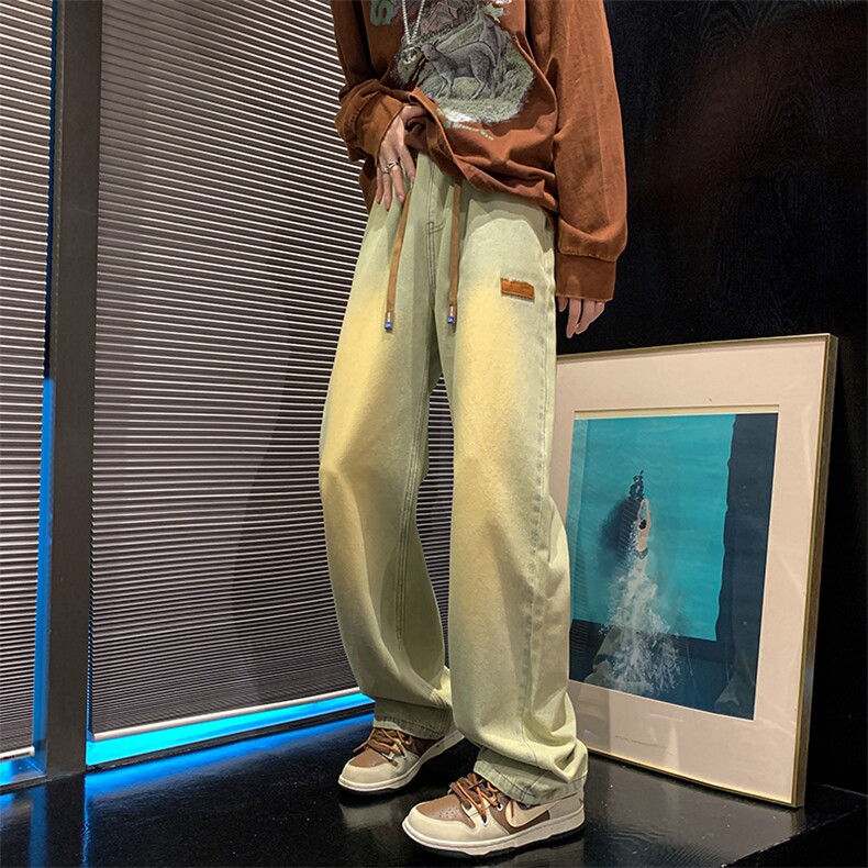 8XL-M特大码牛仔裤男宽松直筒裤子加肥加大码K908P50控68,男装牛仔裤,电商D206-1