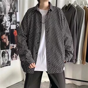 男春季衬衫港风日系长袖衬衫C9522P30图片