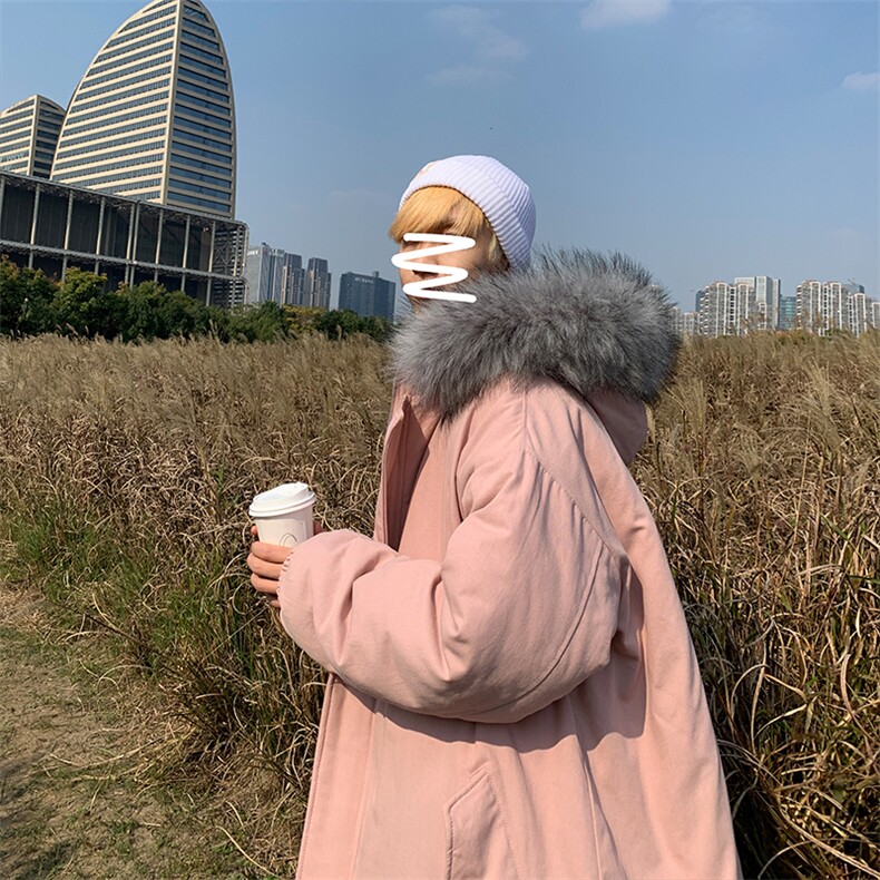 MM48078-P130冬季大毛领棉衣男士大码加厚棉袄男棉服,男装棉衣,电商A040