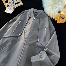 美式工装夹克机能感潮牌飞行服春秋季新款男女休闲百搭外套-JK080，男装夹克，星座601-1