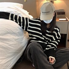 瑟琳圆领毛衣，女装针织衫/毛衣，XTZ style