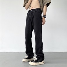 微喇牛仔长裤男修身直筒春秋款高街vibe裤子A166-K279-特P38控68，男装休闲裤，电商A166