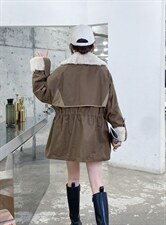 冬装新款兔毛派克外套现货，其它，维多利亚