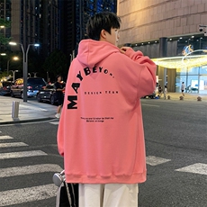 Y5528P45秋季港风连帽卫衣男宽松长袖T恤打底衫外套，男装卫衣，星座1204-3