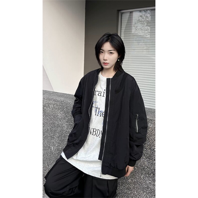 港风大码日系男女户外薄款休闲连帽防晒服XZ213-JKFS03-P75控98，男装防晒衣，星座213