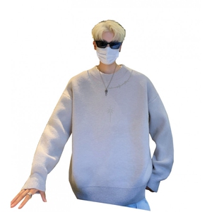 高质量！秋冬季半高领毛衣男加绒加厚线衣男针织衫男MY248-特p38图片