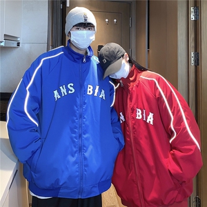 情侣装冬装 反光宽松男士棉衣韩版百搭情侣棉服外套G1030 P118 女图片