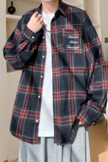 春季衬衫新款宽松休闲男女同款衬衣XZ102B-1-CS2512P55，男装衬衫，星座102B-1