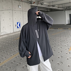 轻透气男女宽松连帽防晒服可遮脸一体皮肤衣钓鱼服外套F1-p40，男装防晒衣，星座1008-2