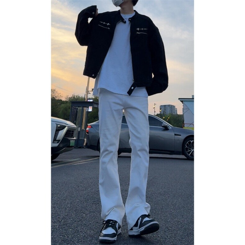 抖音品质有垫肩现货5000件短款牛仔夹克B342-JK100-特P73,男装夹克,电商B342