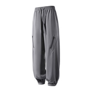 速干凉感冰丝束脚休闲裤 K003立体 92%聚酯纤维8%氨纶(S-5XL)TP23图片