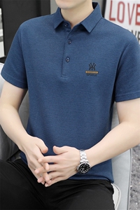 短袖Polo衫男士2026夏季凉感翻领宽松商务休闲中青年T恤半袖男潮图片