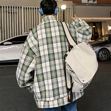 2025春季男士夹克休闲宽松百搭外套情侣款J266P95，男装夹克，电商A157