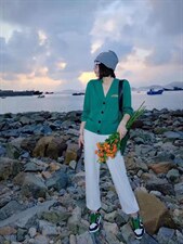 字母开衫，其它，斐媞梦