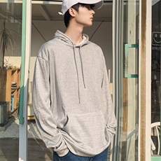 春秋季卫衣男潮牌纯色重磅宽松外套oversize情侣连帽衫WR01，男装卫衣，星座1116A-1（原606A）