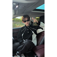 秋季设计感美式休闲男女宽松休闲百搭高级感卫衣W4695-特价P44，男装卫衣，电商A007