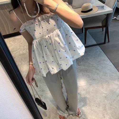 刺绣吊带，女装背心吊带，XTZ style