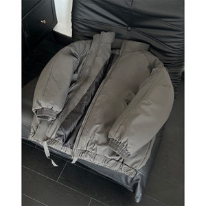 自拍图 棉衣男宽松面包服防风防水加厚棉袄DSA157B-M8822-P80图片