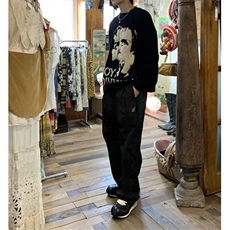 软糯仿貂毛人像提花肌理拉毛情侣圆领毛衣男宽松亲肤上衣M5241，男装针织衫/毛衣，星座1116A（原606A-3）