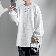 纯色方格花纹大码M-5XL卫衣男：聚酯纤维95%氨纶5%WY77050P38控58，男装卫衣，星座226-2