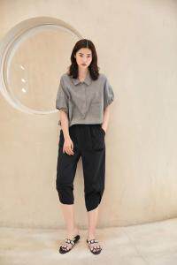 纯棉短袖，女装，with E Q