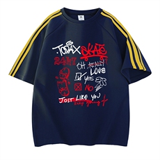 藏青拼黄织带