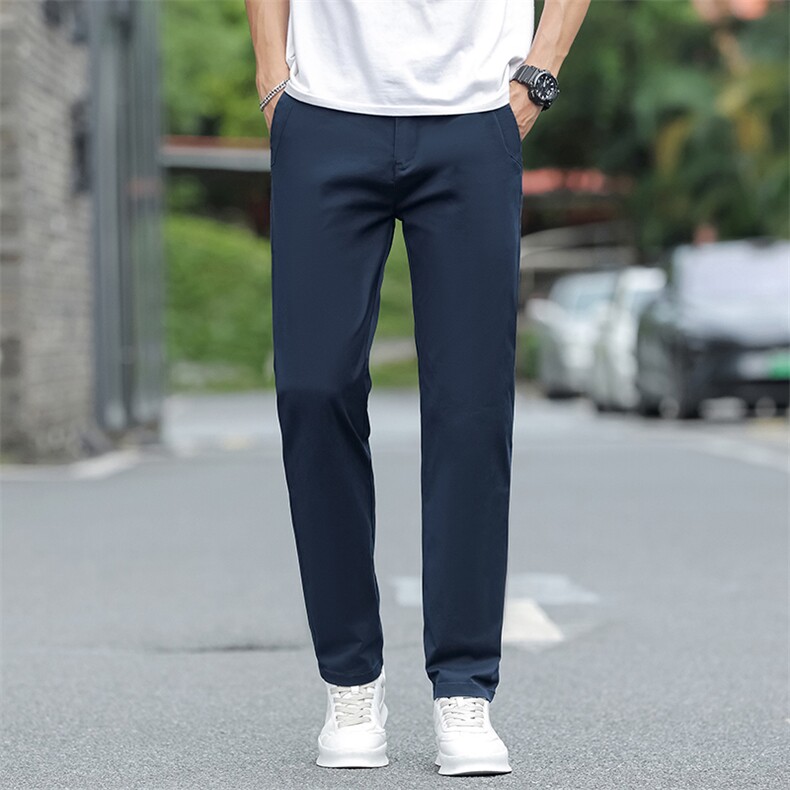 休闲裤男士秋季2025新款直筒商务通勤秋冬男款西裤长裤D1015-P50,男装西裤,星座509