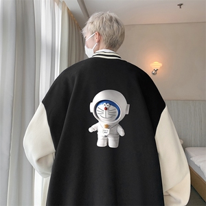 摇粒绒棒球服男大码开衫卫衣男夹克 BF86233-P65图片