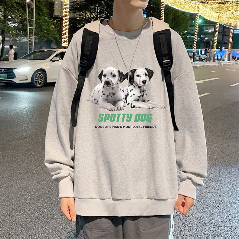S6263-P28秋季圆领卫衣男大码韩版宽松长袖外套,男装卫衣,电商A040
