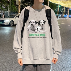 S6263-P28秋季圆领卫衣男大码韩版宽松长袖外套，男装卫衣，电商A040
