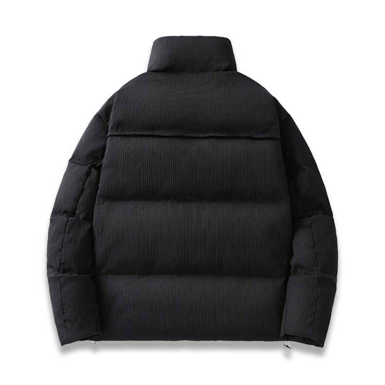 冬季新款钻石格潮流纯色立领加绒加厚羽绒服保暖外套ESY0211-P200,男装羽绒服,电商B306