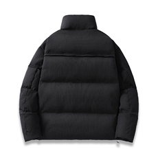冬季新款钻石格潮流纯色立领加绒加厚羽绒服保暖外套ESY0211-P200，男装羽绒服，电商B306