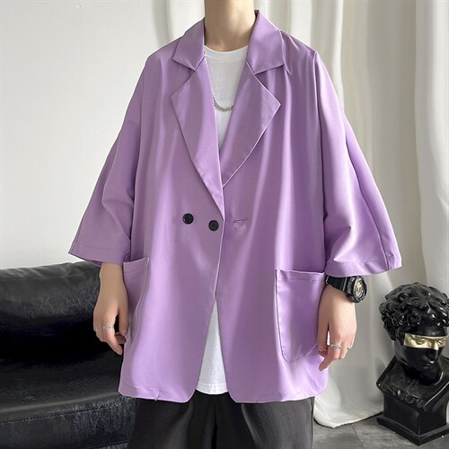 控价89夏新薄款西服宽松大码冰丝防嗮服JK202-P55，男装西服，电商A128